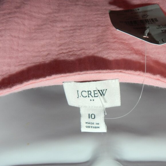 J.Crew Factory $110 Belted Gauze Midi Dress in Pink Size 10 🆕FAST⌚📦🏃🏻💨⚡🚚 - Picture 9 of 14